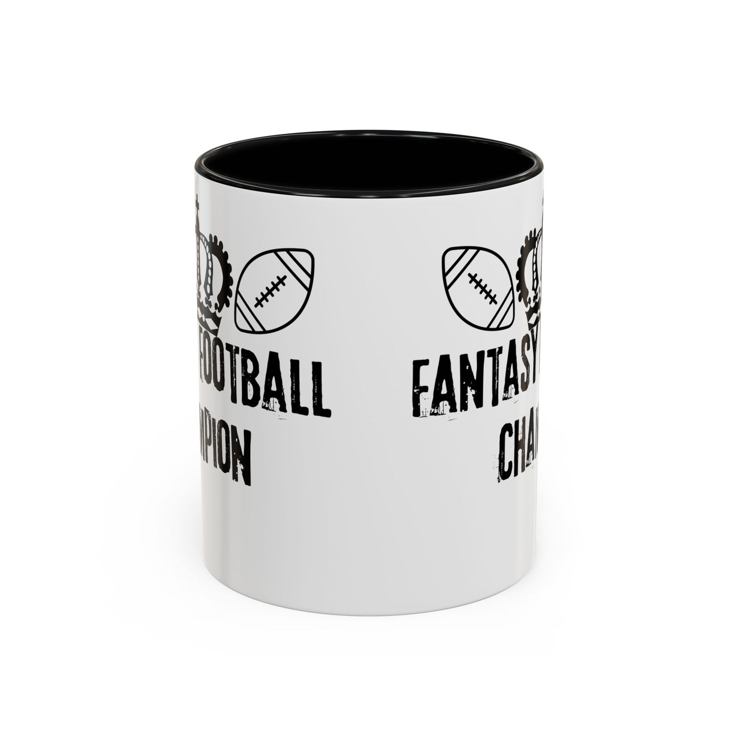 Fantasy Football Champion Trophy Mug Accent Coffee Mug, 11oz