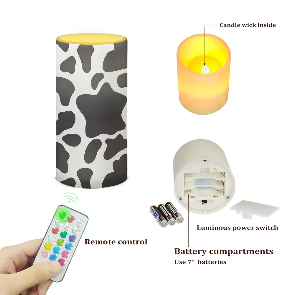 Single 6 inch remote control candle