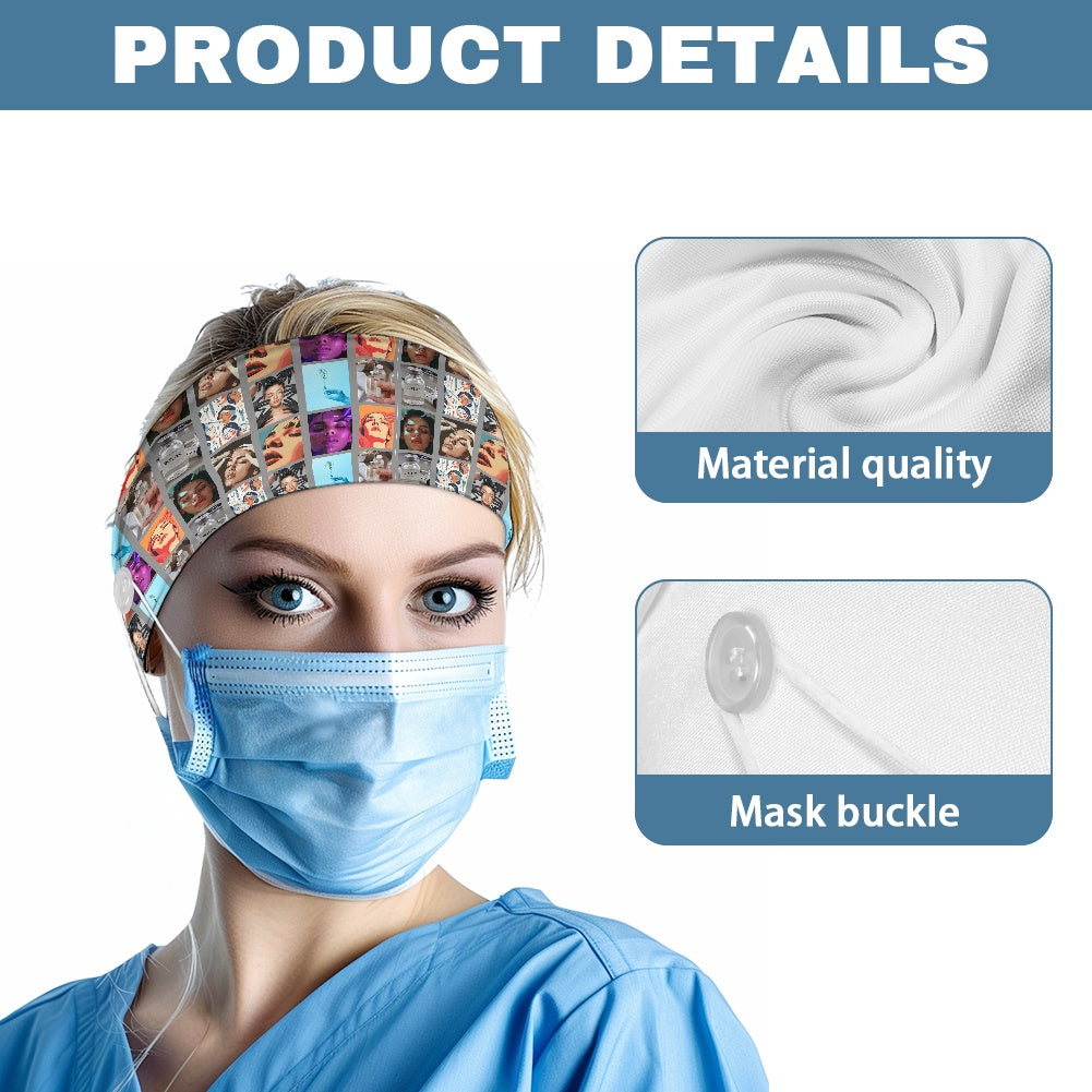 Botox Injector Cosmetic Nurse Gift Nurse button headband