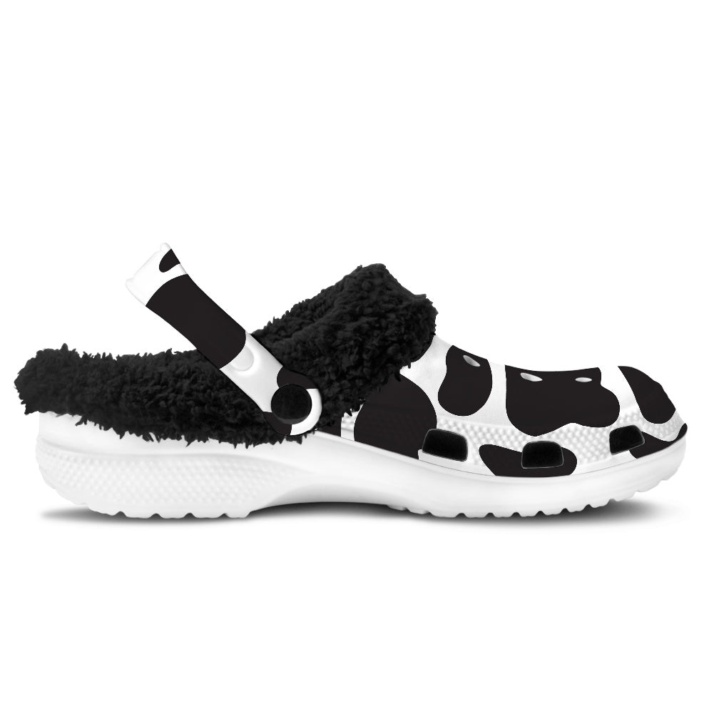 Cow print crocs deals