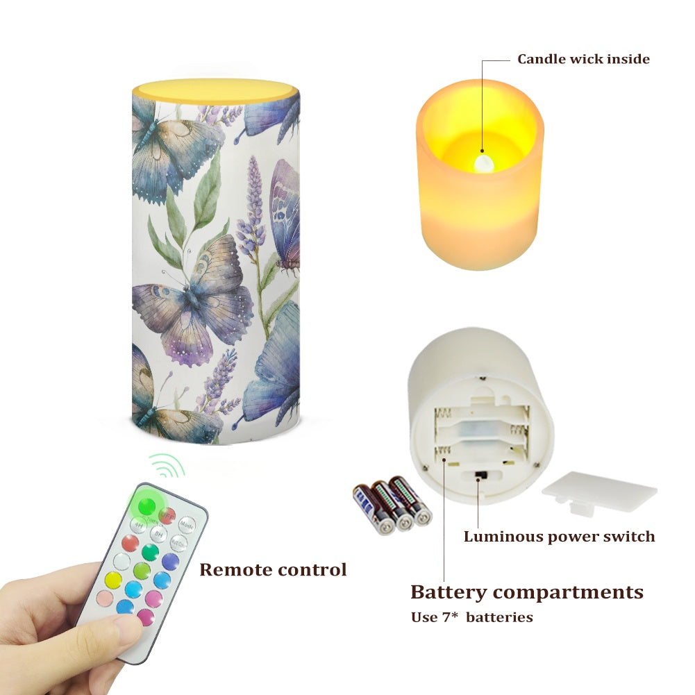 Single 6 inch remote control candle