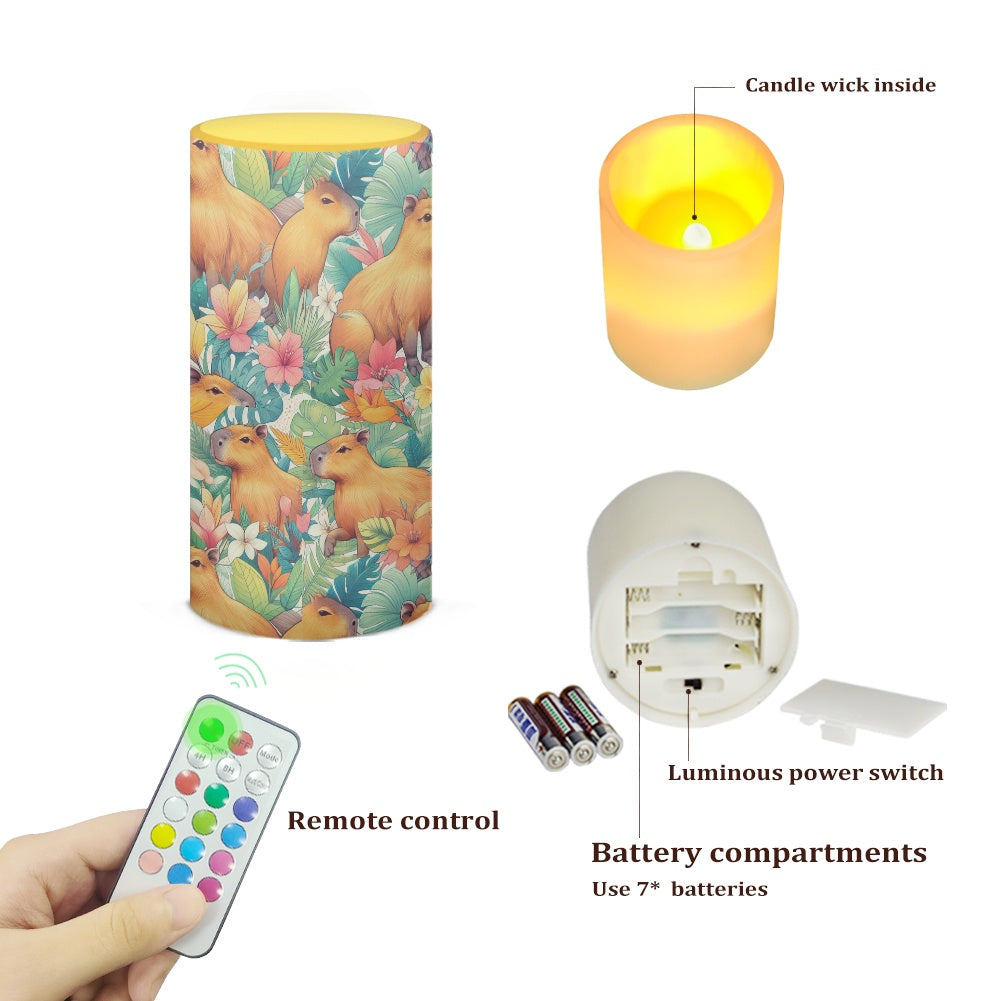 Single 6 inch remote control candle