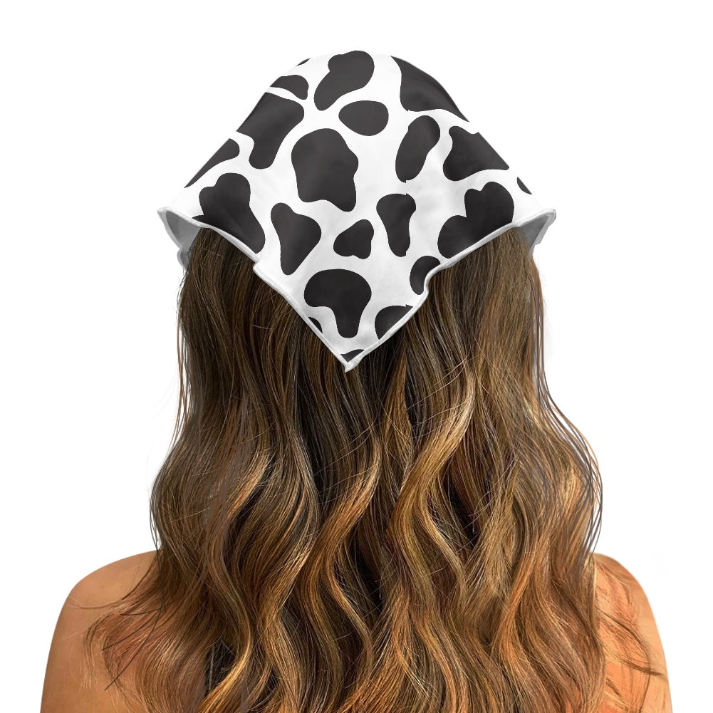 Cow Print Triangle Turban