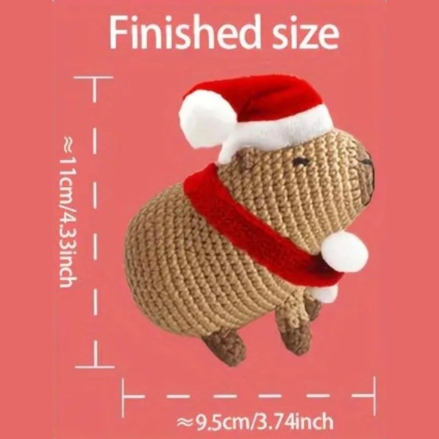 Capybara Crochet Kit Capybara Christmas Gift Capybara Lover Gift