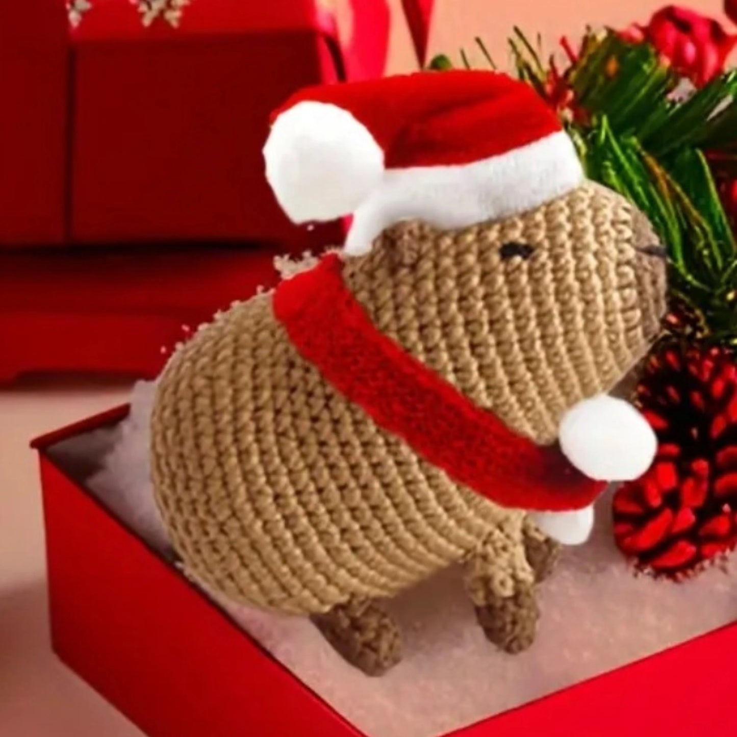 Capybara Crochet Kit Capybara Christmas Gift Capybara Lover Gift